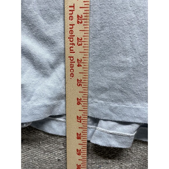 Vintage 80s Maler henley t shirt striped button super soft Medium - Picture 9 of 10